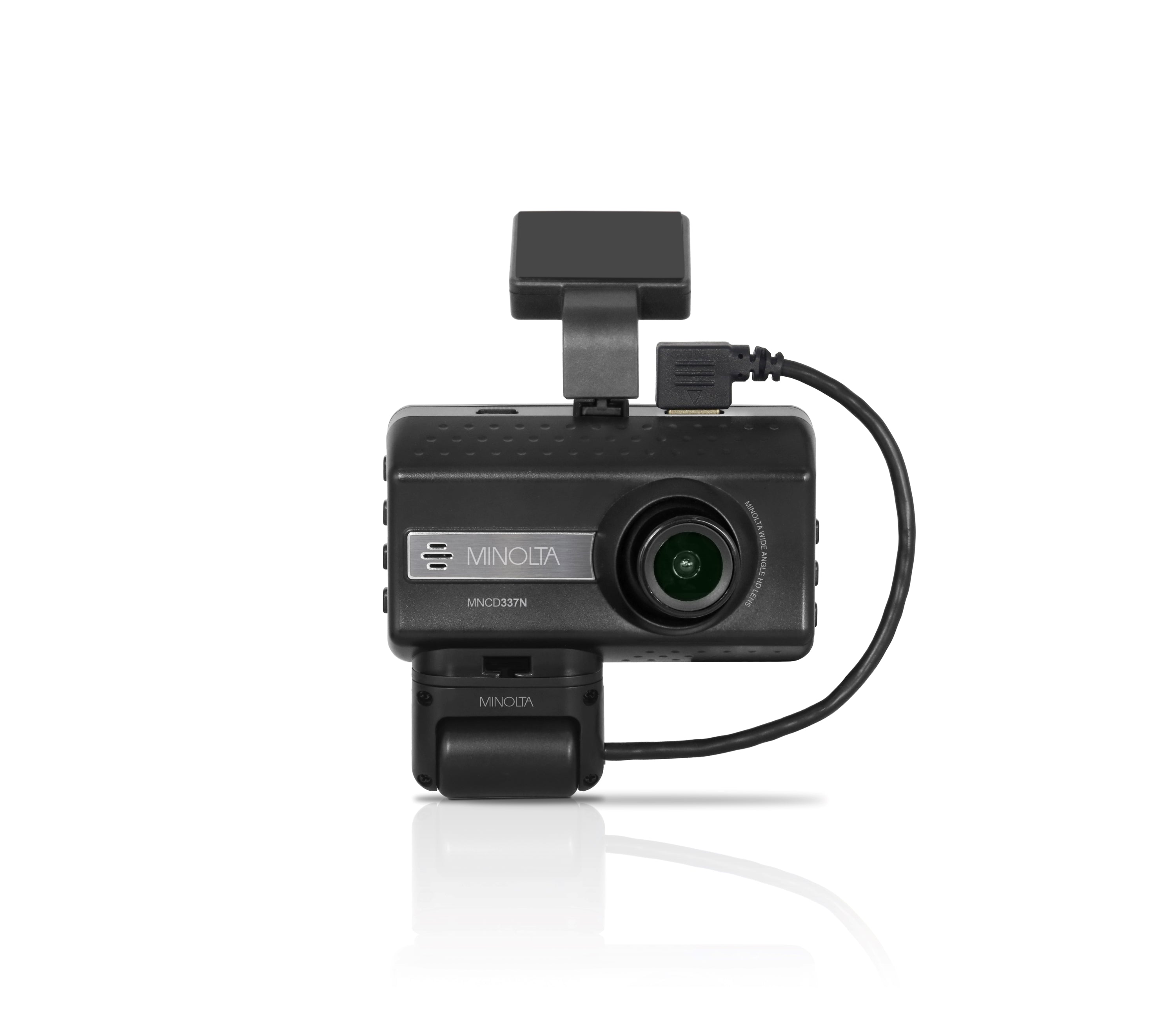 Minolta MNCD337N 1080p HD Dash Camera with 3 Inch Screen and Interior
