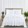 Bamboo 2000 Count Sheet Set with SnugGrip - White