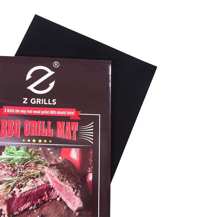 Z Grills BBQ Grill Mat packaging with a black mat on a white background