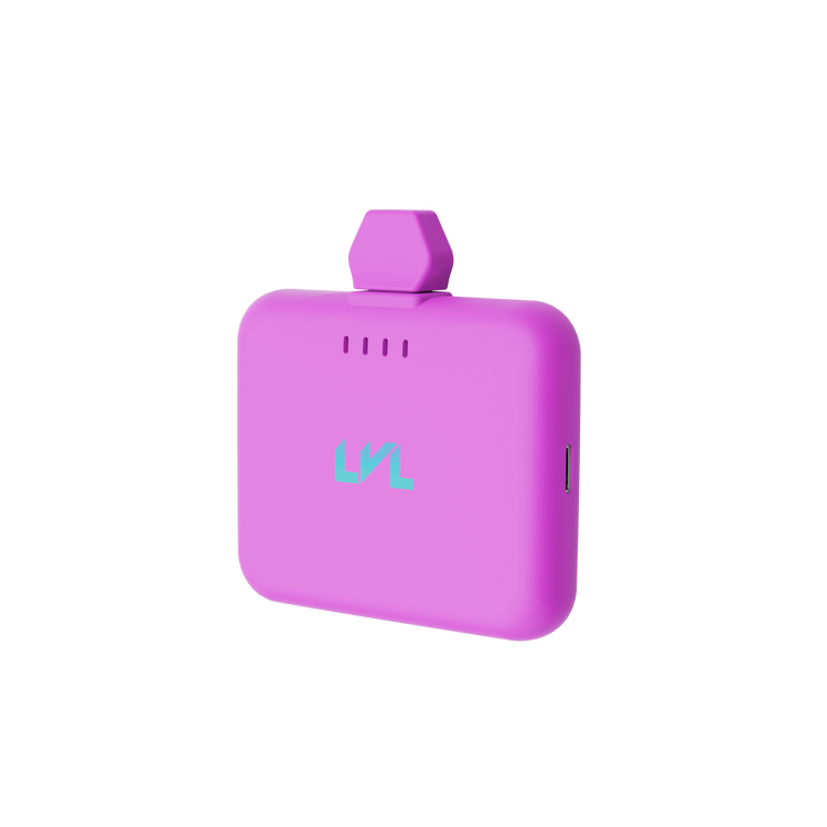 LVL Spark Charger - 4 Pack - Midnight Black / Royal Blue / Deep Purple / Hot Pink
