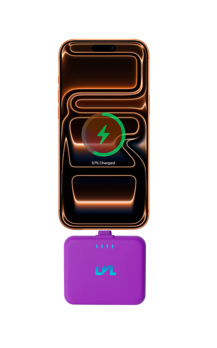 LVL Spark Charger - 4 Pack - Midnight Black / Royal Blue / Deep Purple / Hot Pink